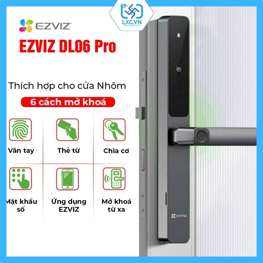 Khóa cửa thông minh cho cửa nhôm EZVIZ DL06 Pro I Chính hãng